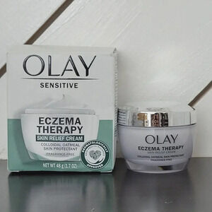 Olay Sensitive Eczema Therapy Skin Relief Cream 48g  Colloidal Oatmeal Skin 14CT